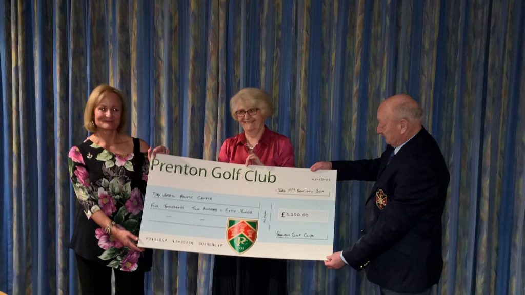 Prenton Golf Club Captains raise £5250 for WHCS