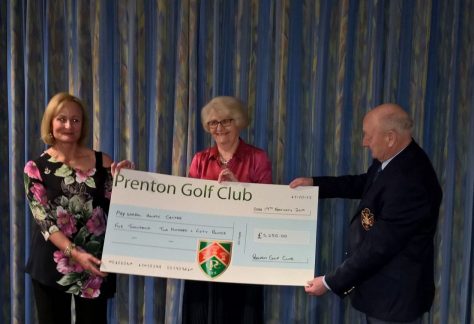 Prenton Golf Club Captains raise £5250 for WHCS